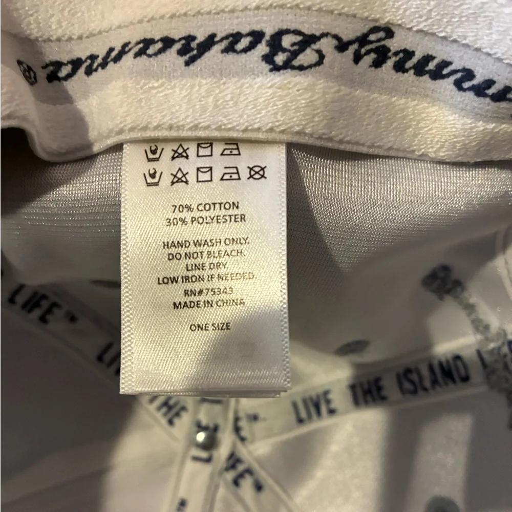 Tommy Bahama Light Blue Marlin Logo Hat Adjustable Strapback Golf Cap NWT - Picture 9 of 9